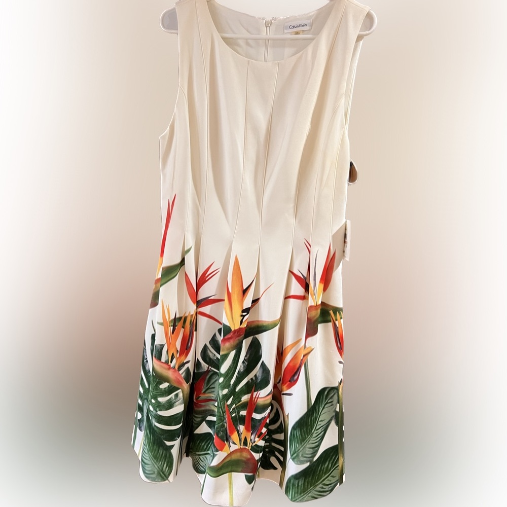 Calvin Klein Cream Dress